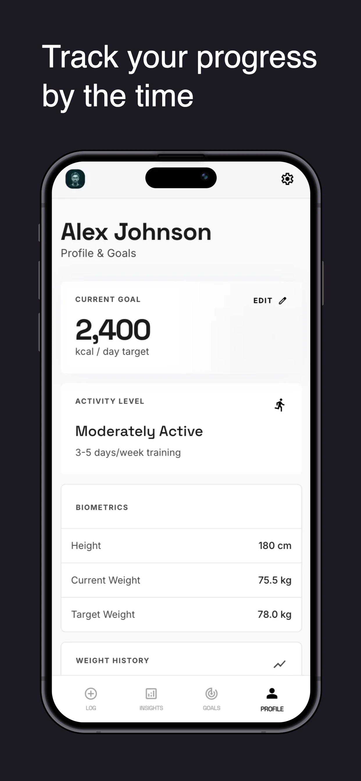AI Food Scanner & Tracker screenshot template preview 5