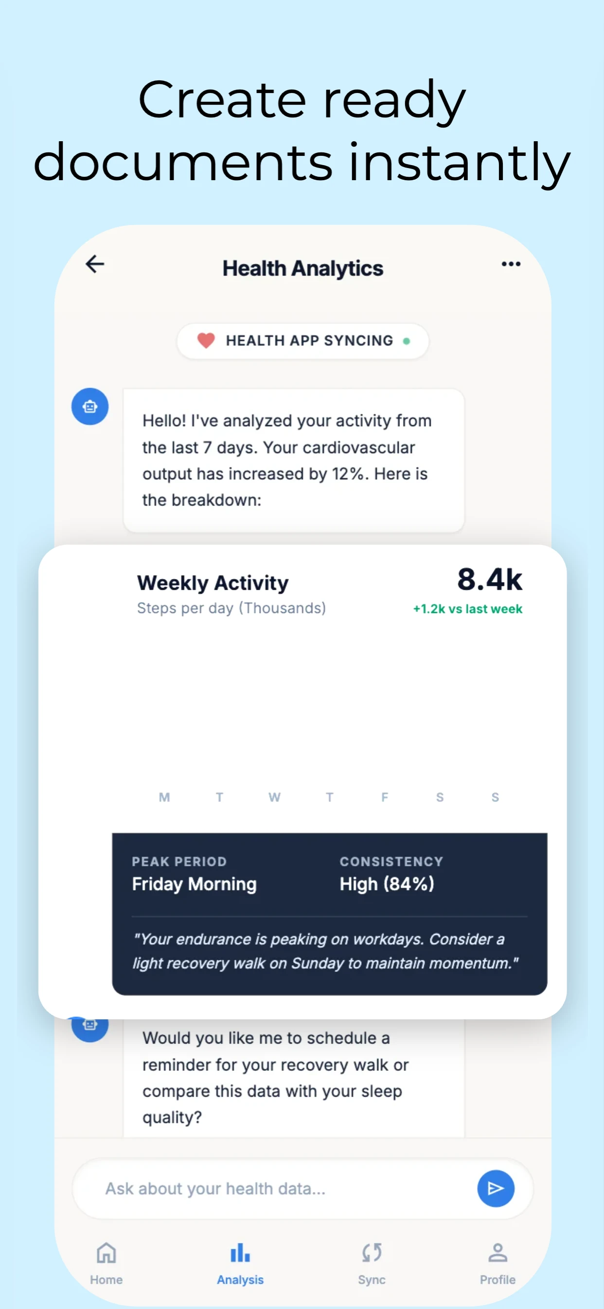 AI Companion App app screenshot template — slide 4
