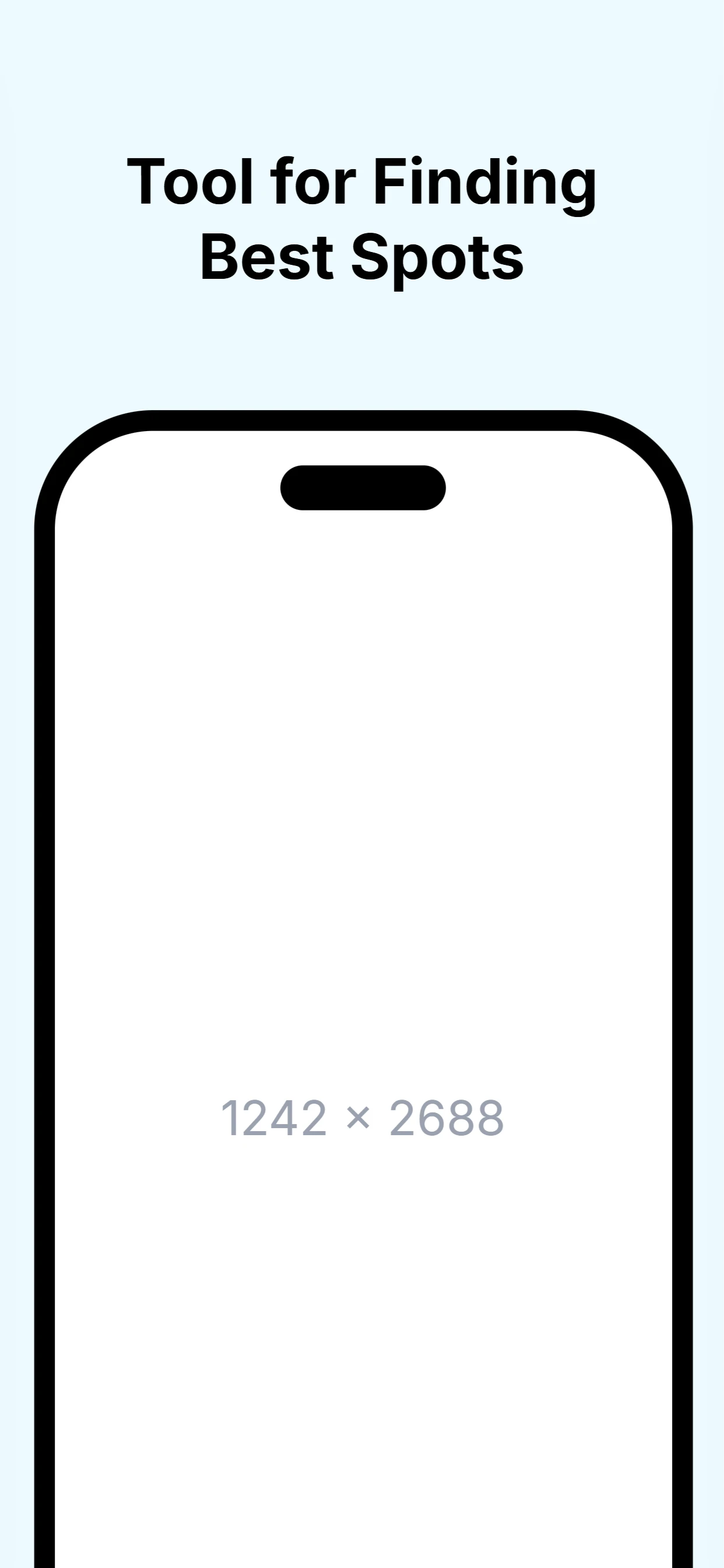 Clear app screenshot template — slide 4