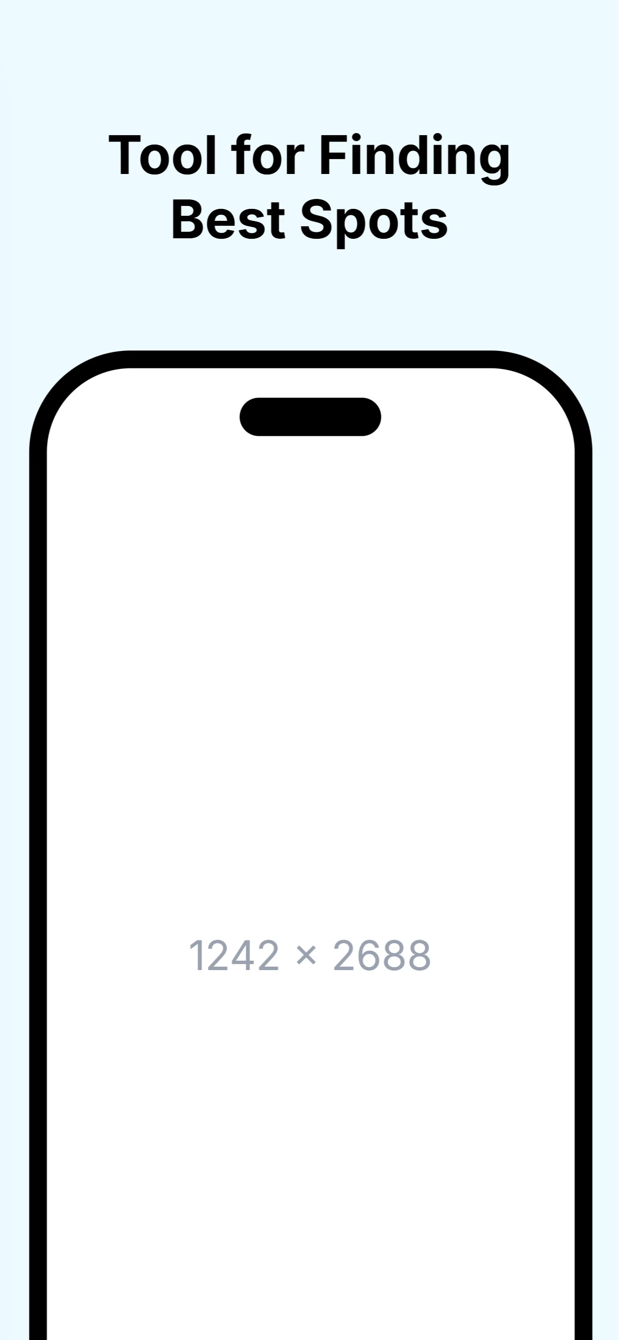 Clear app screenshot template — slide 5