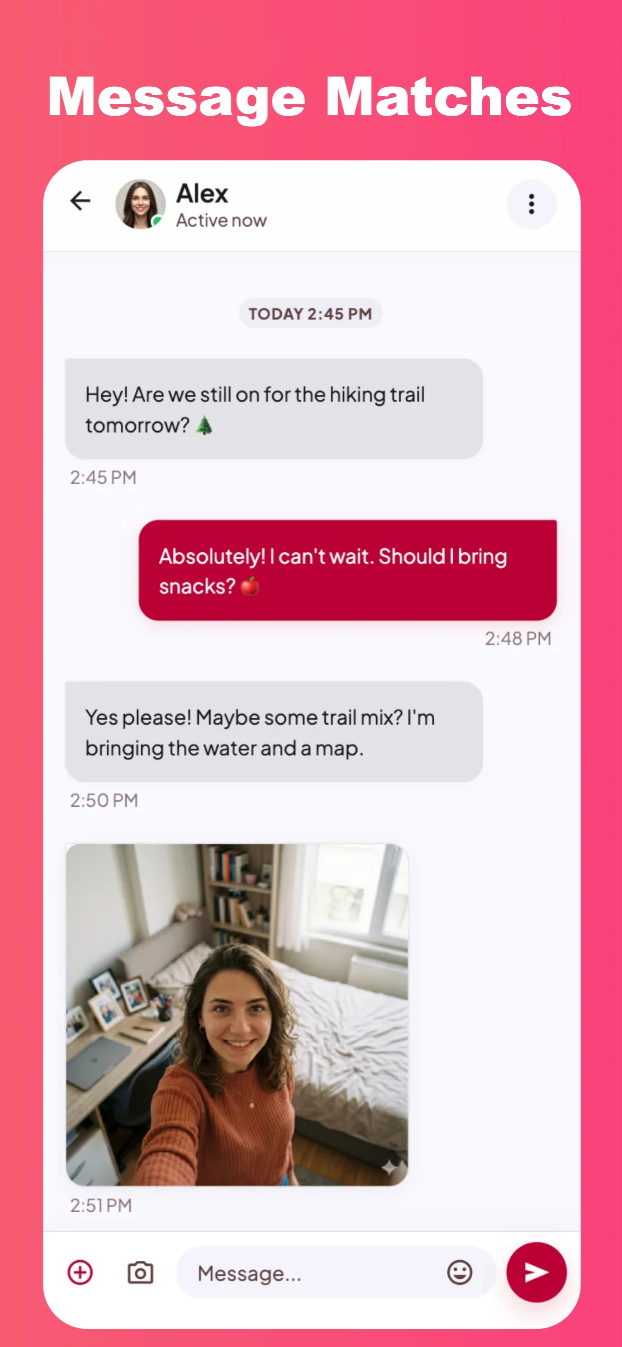 Dating App Theme app screenshot template — slide 4