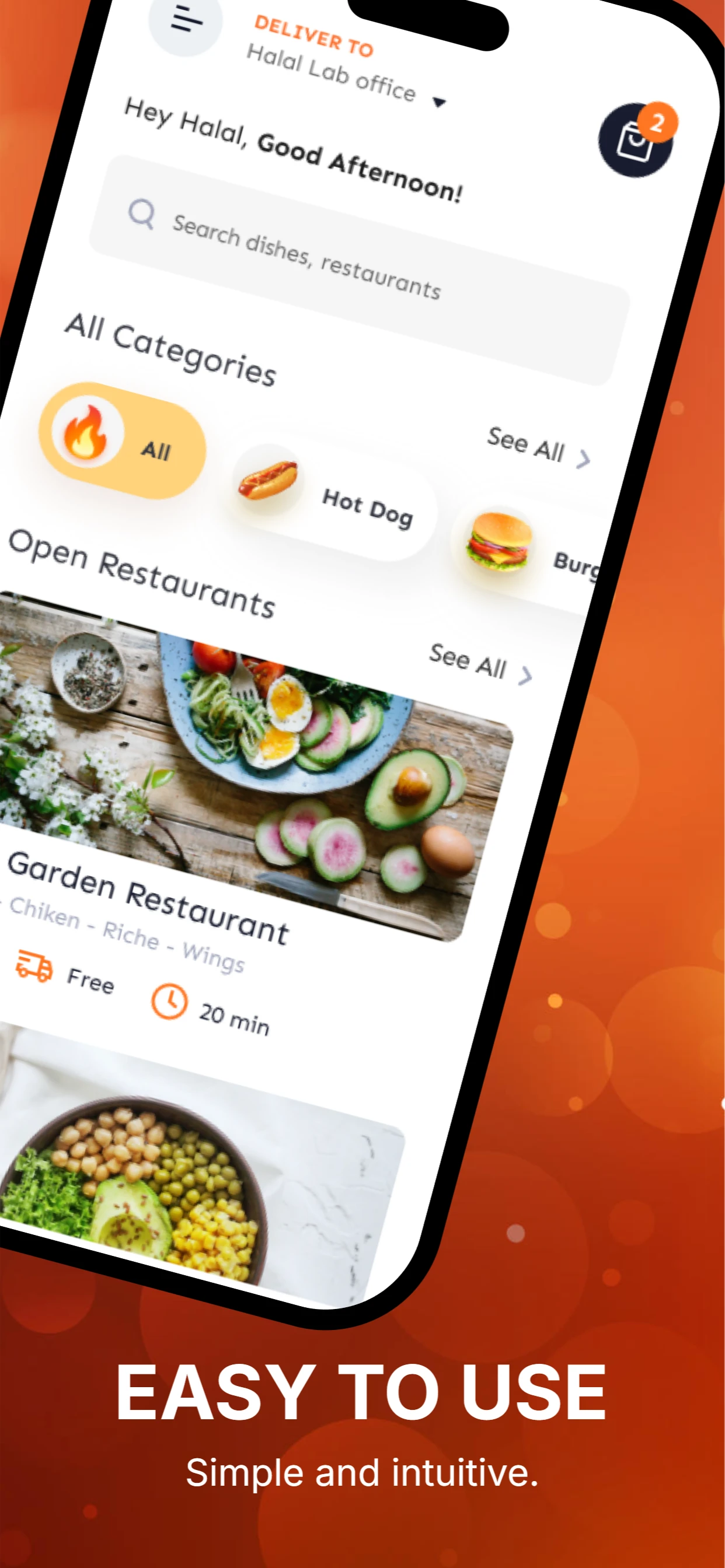 Fire app screenshot template — slide 3
