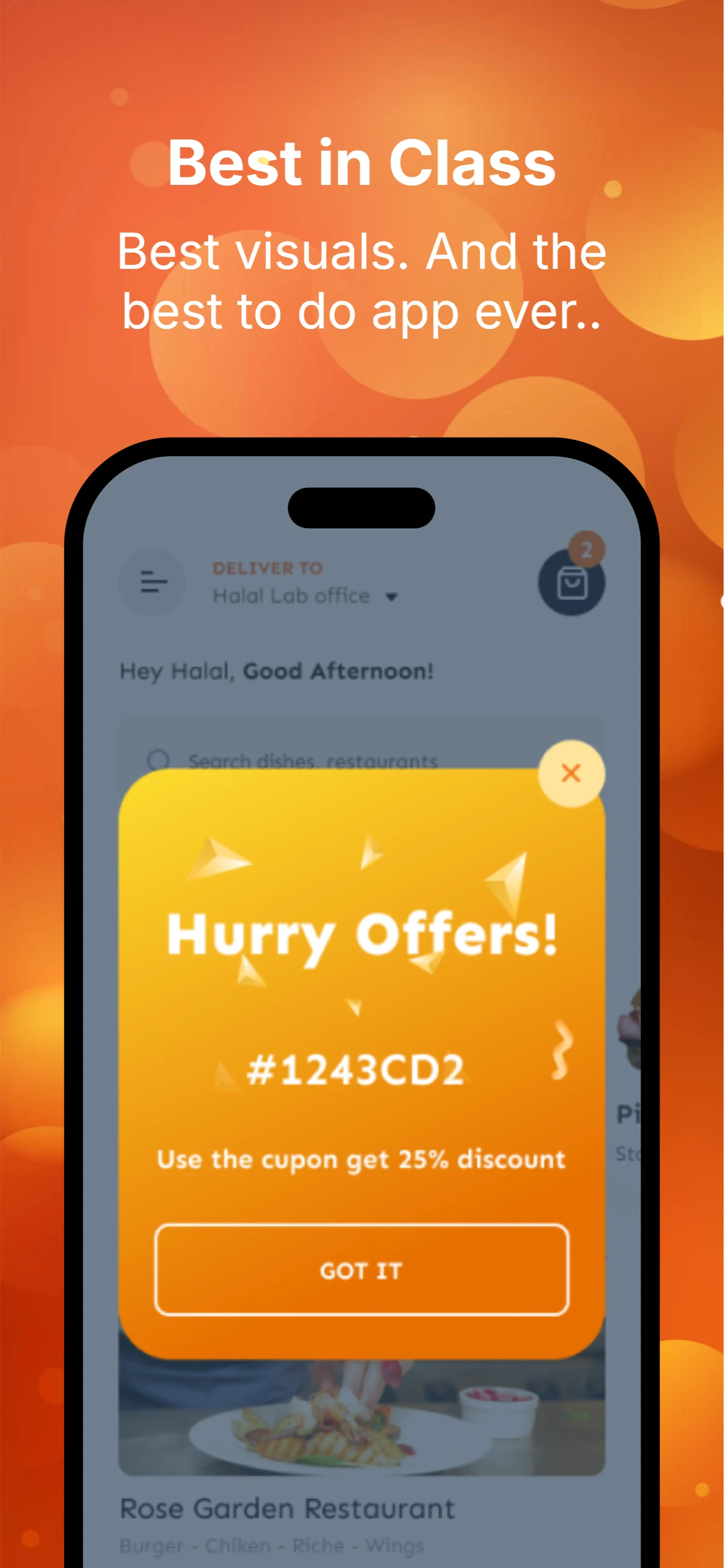 Fire app screenshot template — slide 4