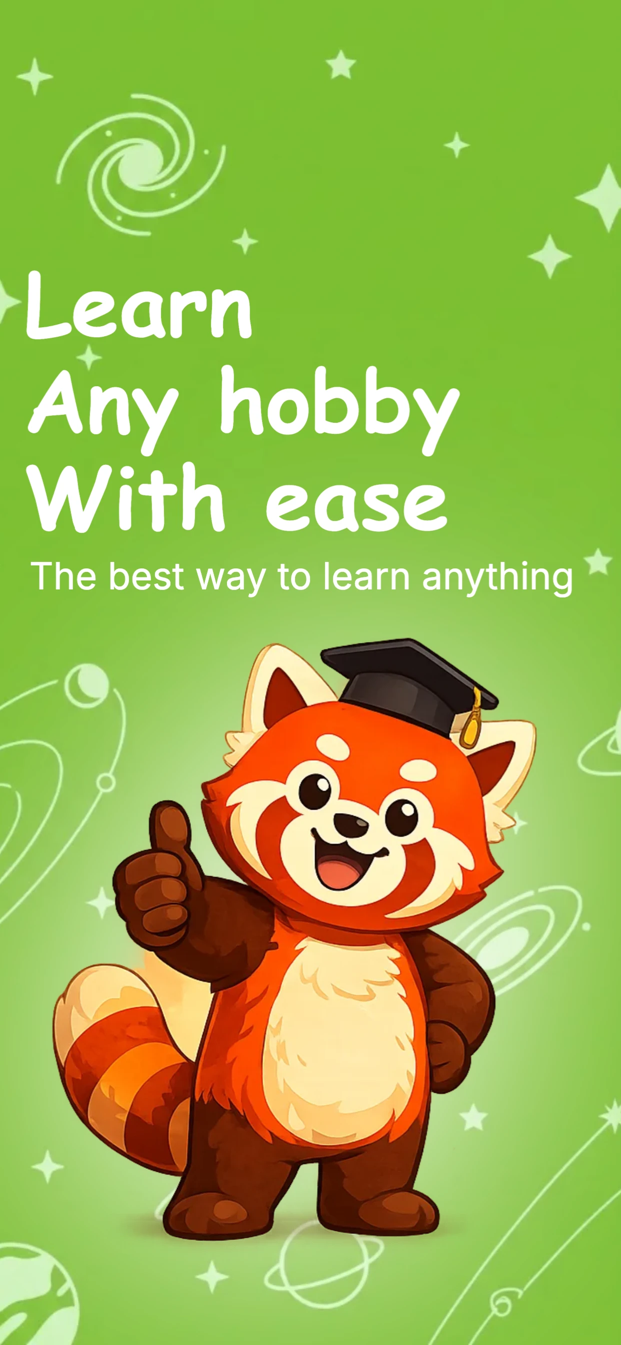 Gamified Learning App app screenshot template — slide 1